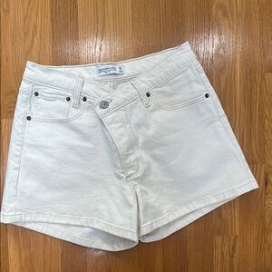 White Denim Women's Shorts